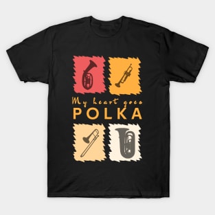 My heart goes Polka T-Shirt